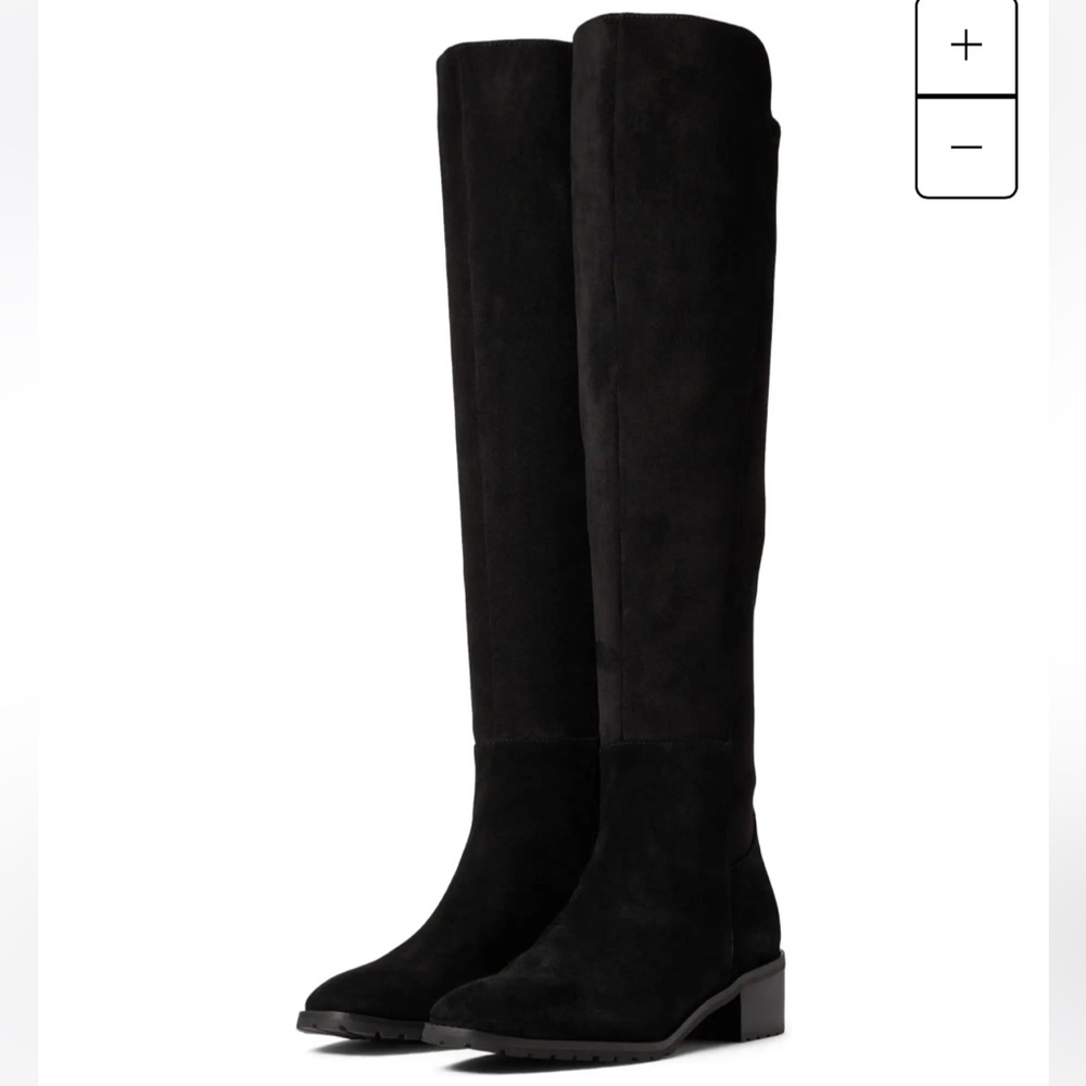 Blondo Sierra Waterproof Black Suede Waterproof Knee Boots Womens 8M